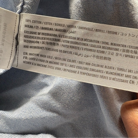 ABERCROMBIE & FITCH Light Blue men’s Button-Up Shirt Size S - Picture 8 of 8